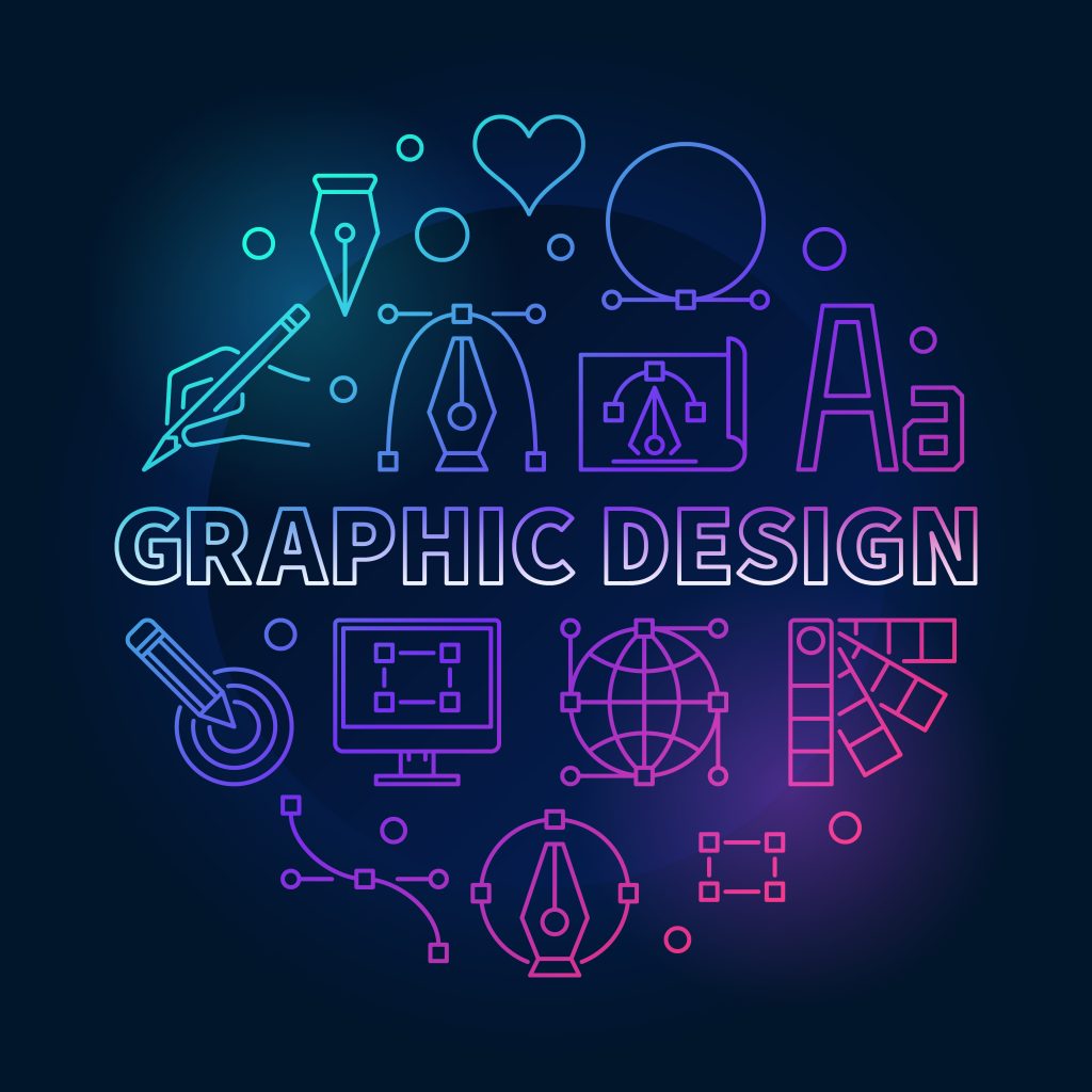 graphic design colored illustration1